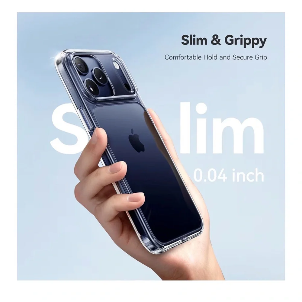 iPhone 17 Pro Max Clear Protective Phone Case